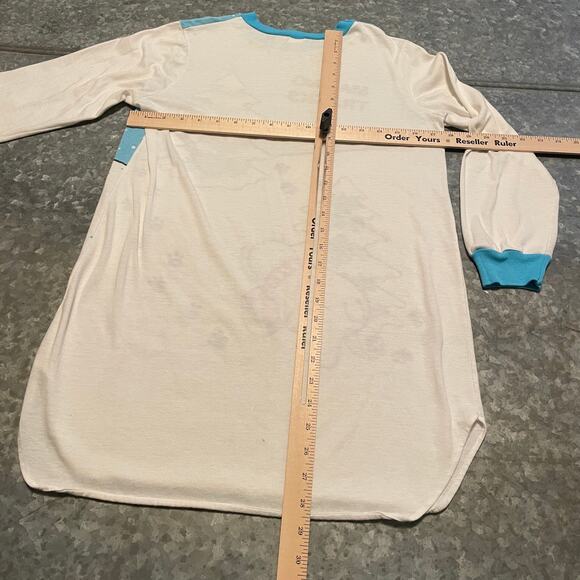 Vintage Jennifer Dale Bear Christmas Pajamas Nightgown Youth 11 USA Union Made - Picture 10 of 12